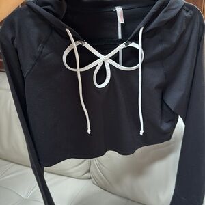 Free People Movement cropped hoodie Large